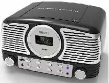 Retro CD/MP3 Player with USB slot, DAB/FM radio & built-in speaker