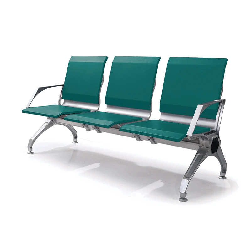 Multi-color Customized Hospital Waiting Patient Transfusion 3 Seats Chair With Iv Pole Stand Infusion Chair