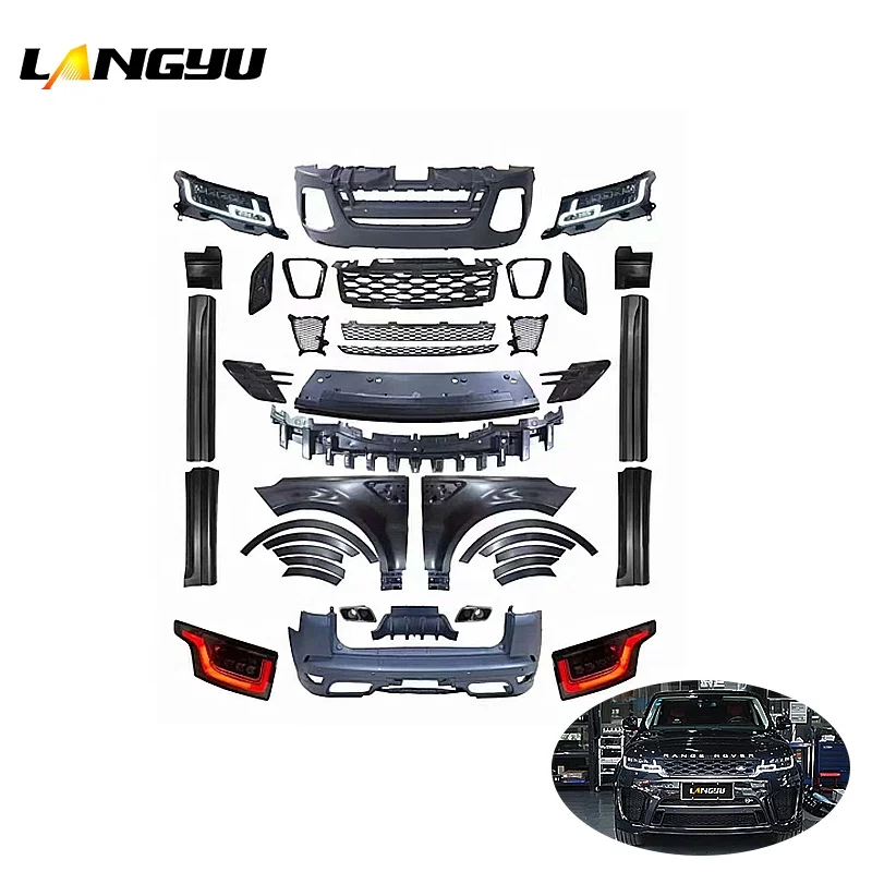 For Wholesale Range Rover L494 2014-2017 Change To Facelift 2020 SVR Model Bodykit