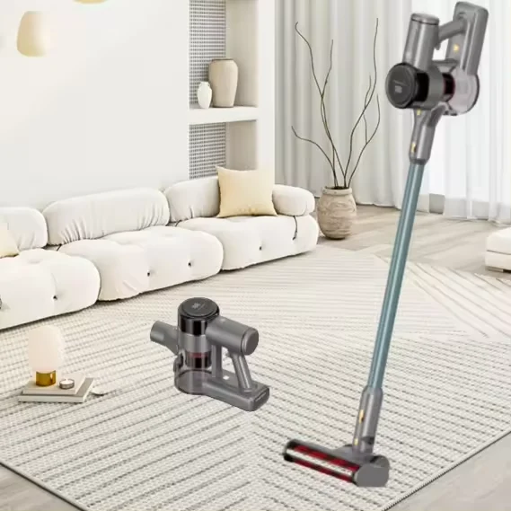 High Suction Power Electric Wireless Multi-Functional Floor Cleaning Handheld Vacuum Cleaner Base Station Steam Mop