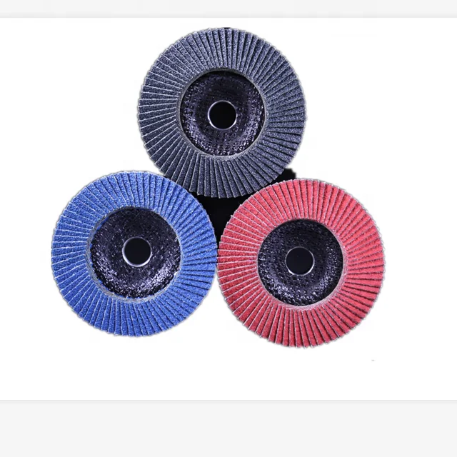 Silicon Carbide Aluminum Oxide Alumina-Zirconia abrasive flap disc plastic backing flap discs for grinding and polishing