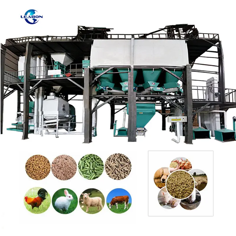 1500-2000KG/H Feed Processing Machines Chicken Feed Making Machine Poultry Feed Pellet Mill