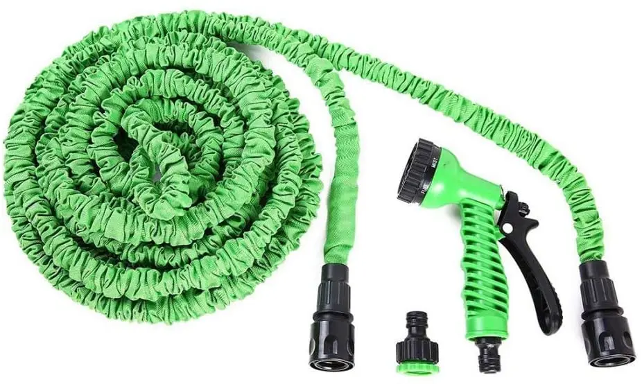 Садовый шланг Gartenkraft выдвижной для полива и уборки