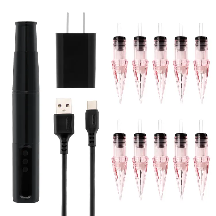 wireless tattoo machine pen kit pmu machine with power supply permanent makeup machine kit
