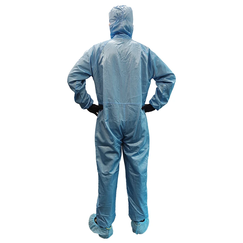 Anti-static waterproof workshop uniform cleanroom esd lint free smock gown garment cleanroom clothes