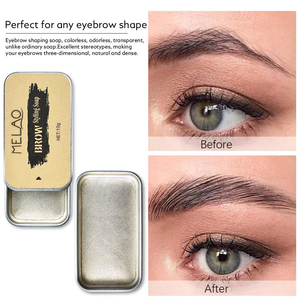 Custom professional natural  long-lasting styling brow soap private label contain vegan eyebrow soap