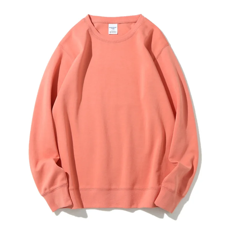 Wholesale Plain Hooded Sweatshirt Custom Logo Sweatshirt Blank Pullover Sweatshirt Without Hood