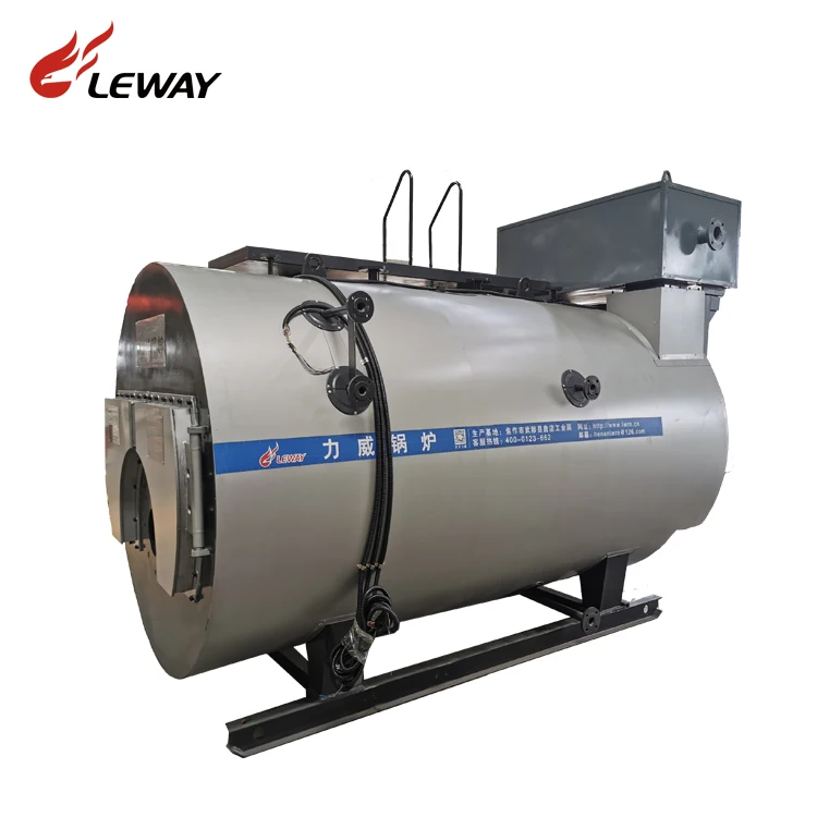 
Nice Packaged WNS4-1.25-Y(Q) 4000 KG Industry Use Gas Fired Steam Boiler With Exhaust Gas Condenser 