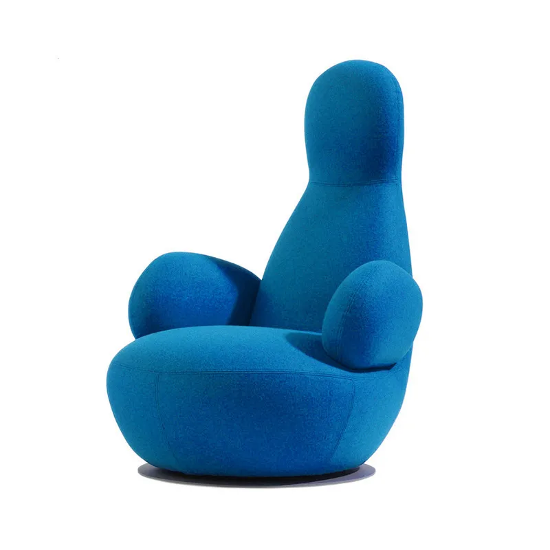 Modern lounge chair sofa lounge seat  salon high back and low back waiting chair with swivel function
