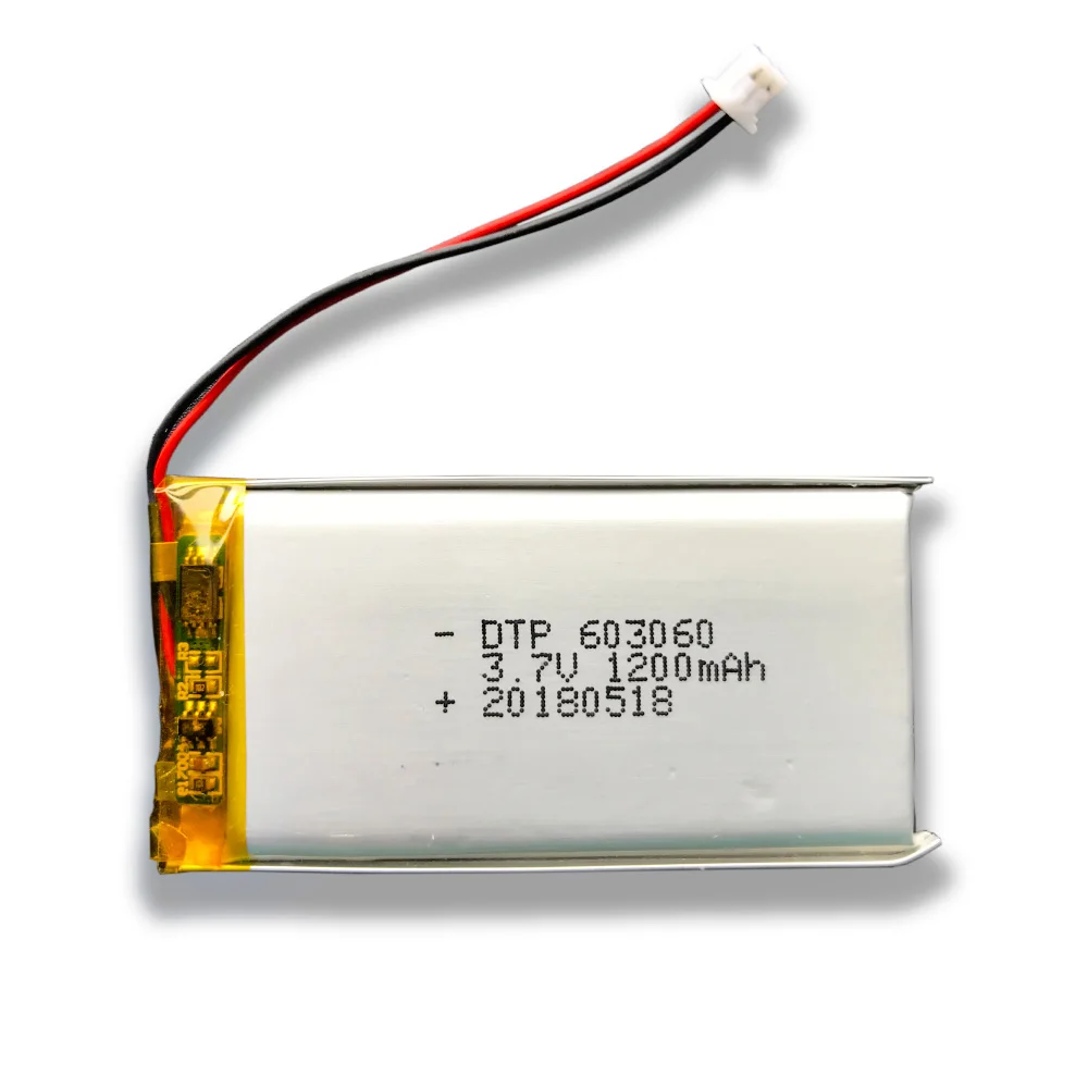 Consumer Electronics battery dtp603060 1200mah rechargeable li polymer battery 3.7v lithium battery manufacturer