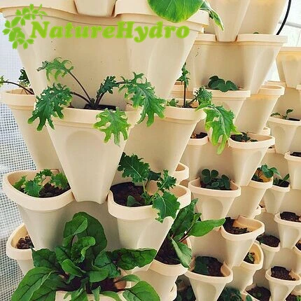 Hydroponic Lettuce Vertical Tower Garden Planter Growing System