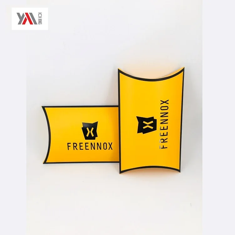 Chinese wholesale custom recycled fancy small paper pillow box