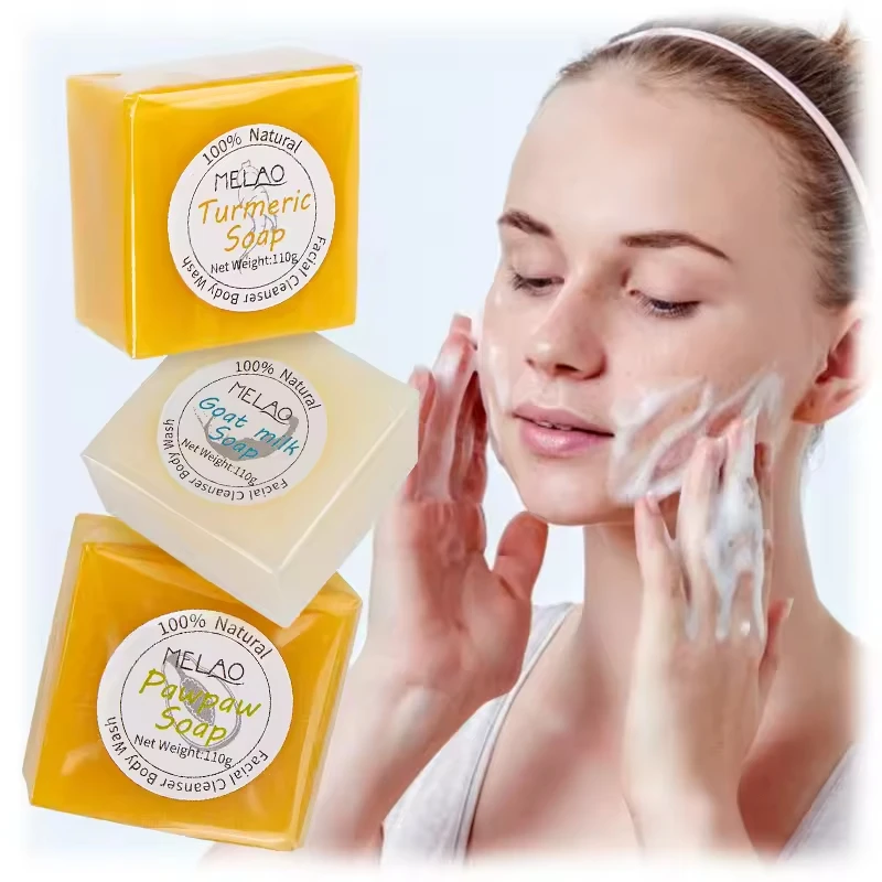 Hot Selling Goat Milk & Turmeric Hand Soap Facial Cleanser that Hydrates and Restores Tender Skin