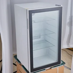 95L mini chocolate fridge mini bar counter top mini display refrigerator
