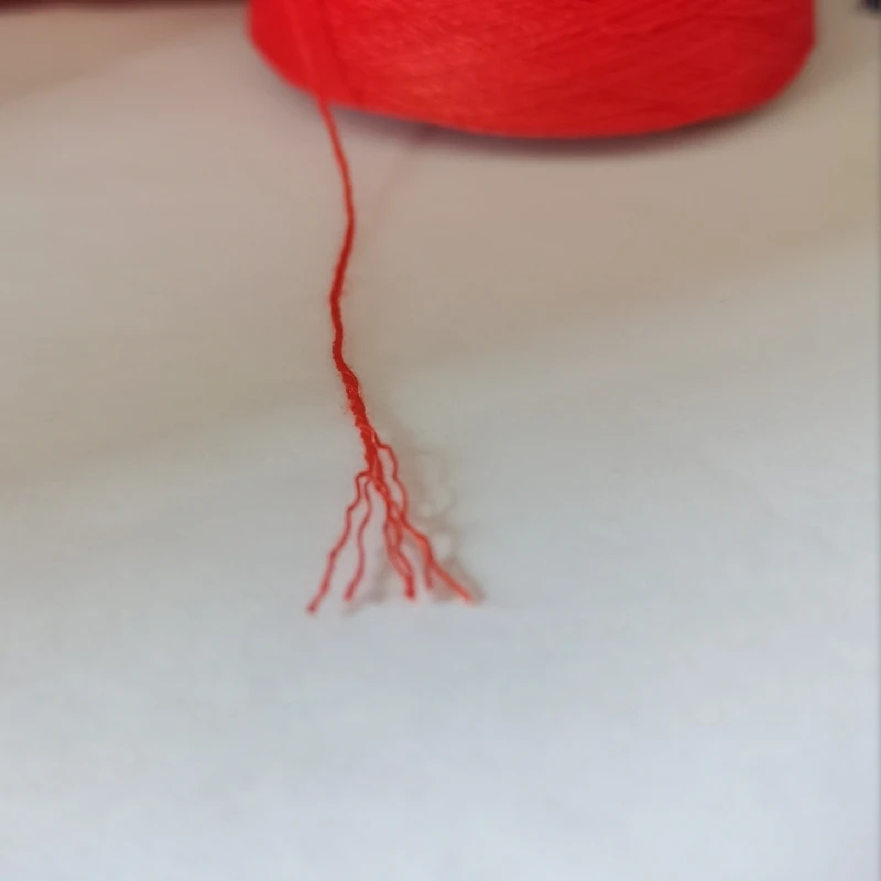Polyester Color Thread Bag Closing Sewing Thread 20S/6 Plastic Cone Of Thread