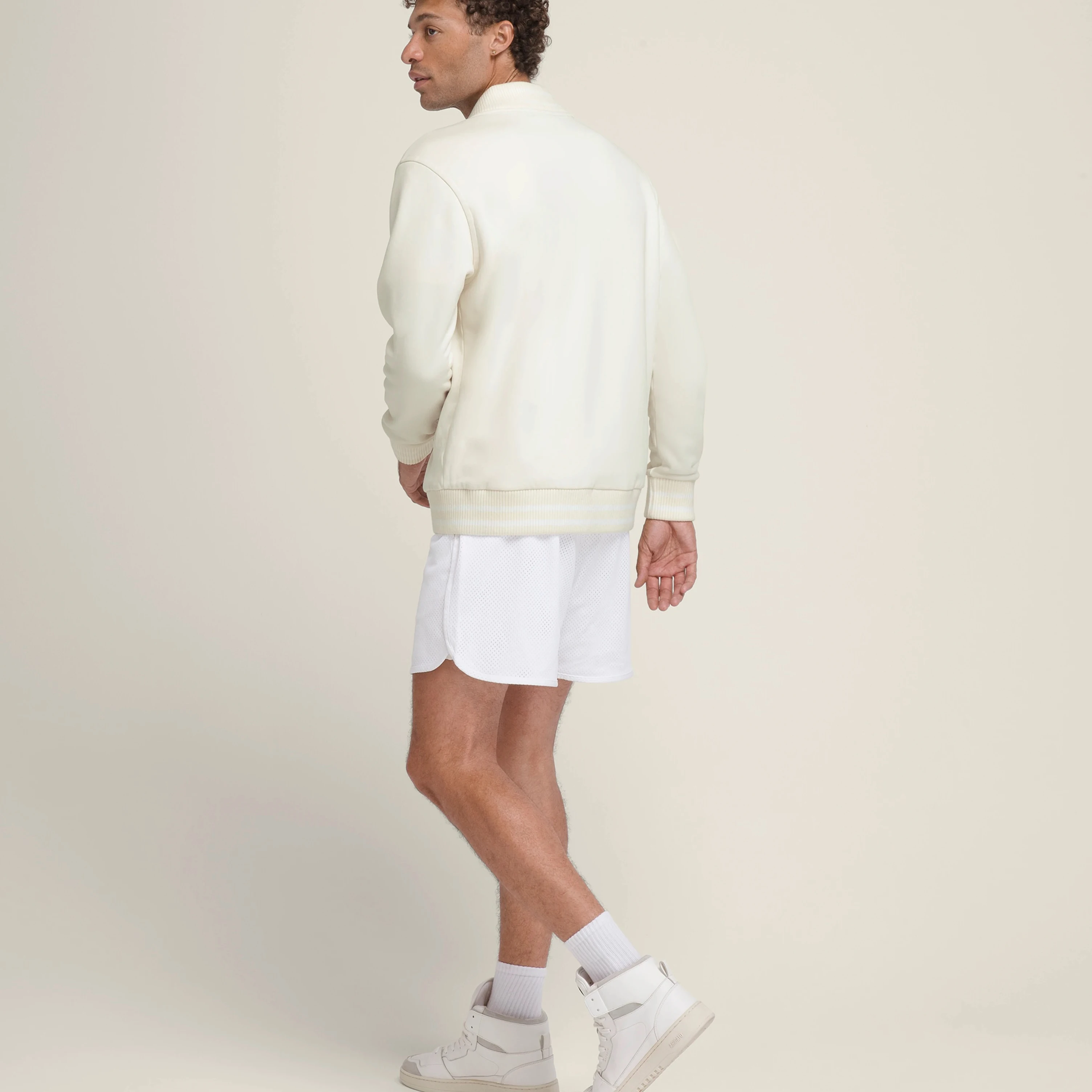 Faux leather Plus size Stone wash Basebball Oversized Genuine leather Side pockets Wholesale Puffy Sequin Bomber Jacket