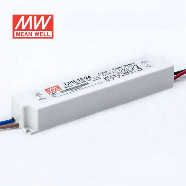 LPH-18 series 18W 12V 24V 36V AC-DC PSU светодиодный драйвер SMPS IP67 Импульсный источник питания