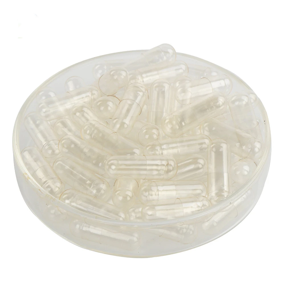 
2020 sale Size 0 HPMC Clear Empty Vegetarian Capsules 