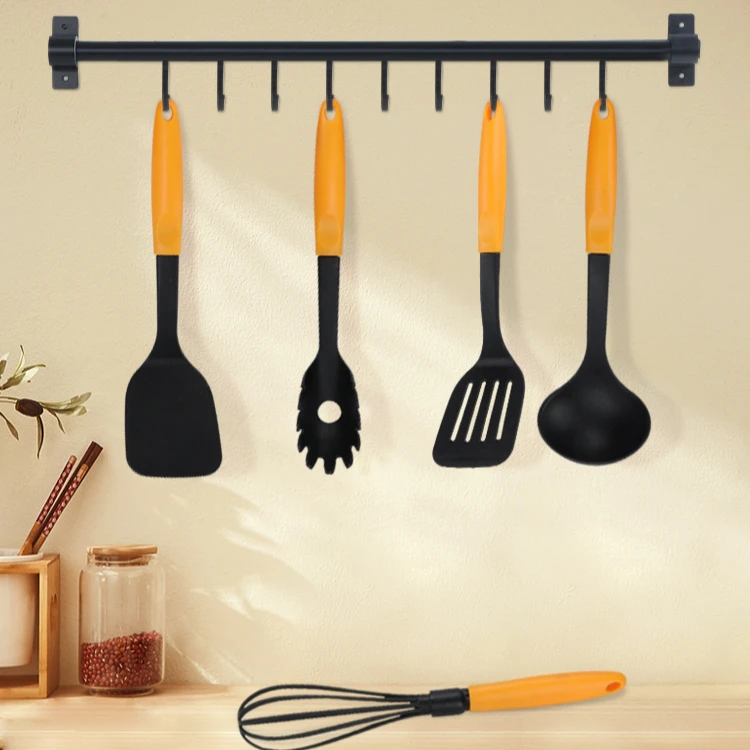 Customized 5 pieces nylon cookware set tableware kitchen tools nylon kitchen tools