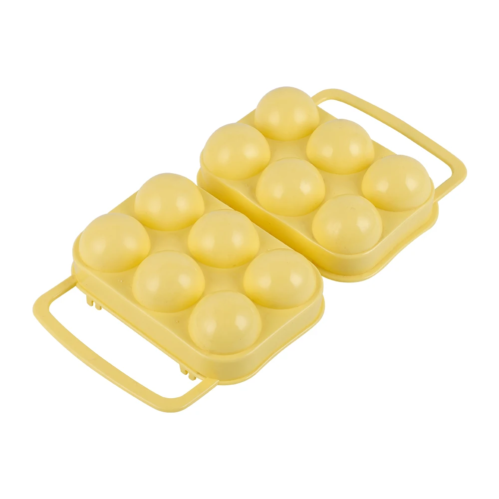 Factory Price Customized 6 Or 12 Egg Tray Holders Yellow Egg Protection
