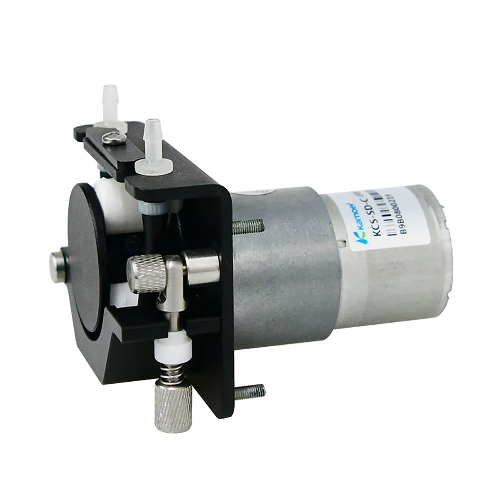 Kamoer KCS 12V/24V DC Motor V Tube high-precision peristaltic pump chloroacetic acid dosing pump fluoroborate salts transfer