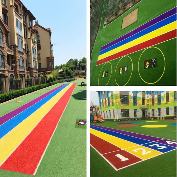 Artificial carpet syntetic grass turf fake grass seed mat cesped artificial grass