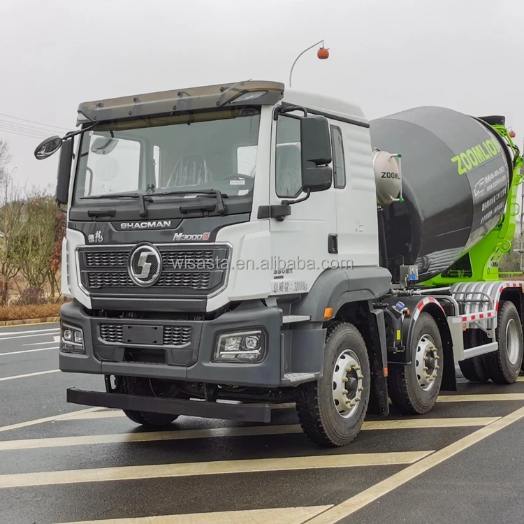 Cheap zoomlion shacman cement concrete mixer drum trucks dimensions in Jamaica for sale