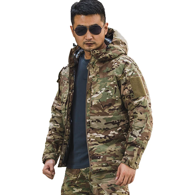 Мужская тактическая зимняя охотничья куртка S.archon камуфляжная уличная Водонепроницаемая ветровка походная