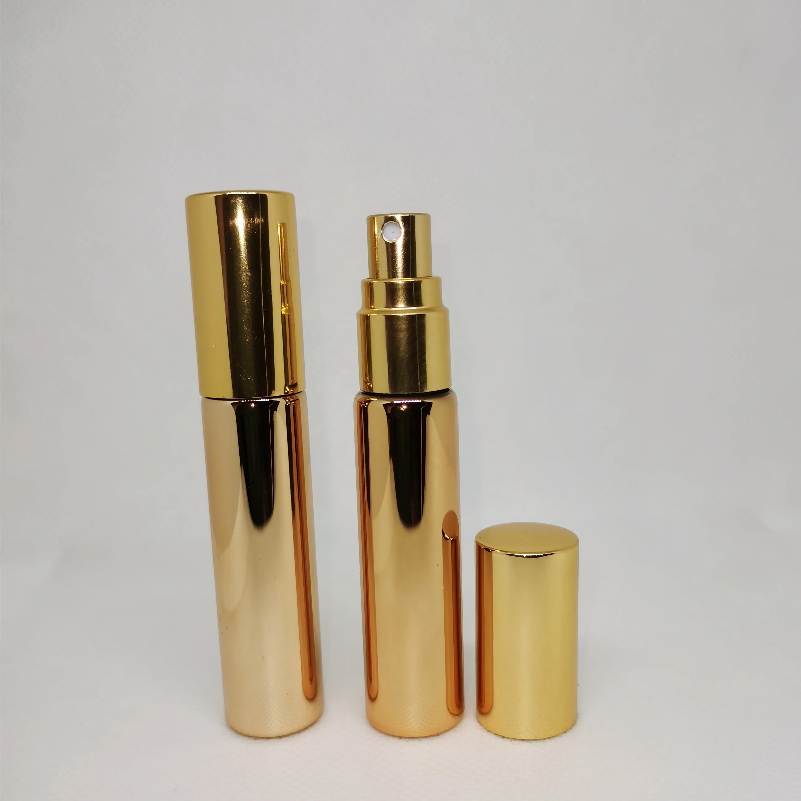 10 мл Гальванизированный УФ-стеклянный флакон-распылитель, затеняющий флакон для духов