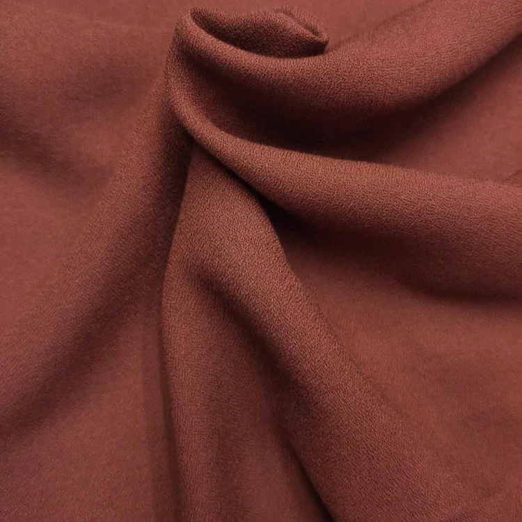 
hot sale 83 modal 17 polyester light weight crepe fabric for shirt blouse casual style 