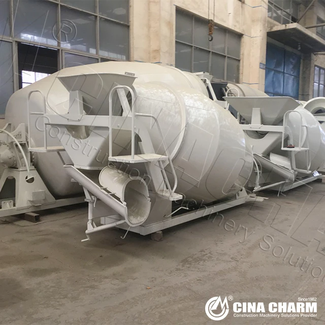 Mixing capacity 3CBM Multi-functional rotate concrete mixer bucket drum