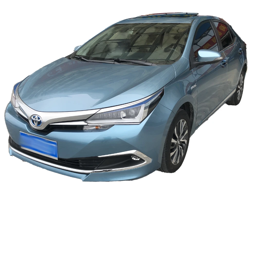 Cool blue exterior design simple and elegant interior style used car 2017 2018 2019 Toyota Corolla Hybrid