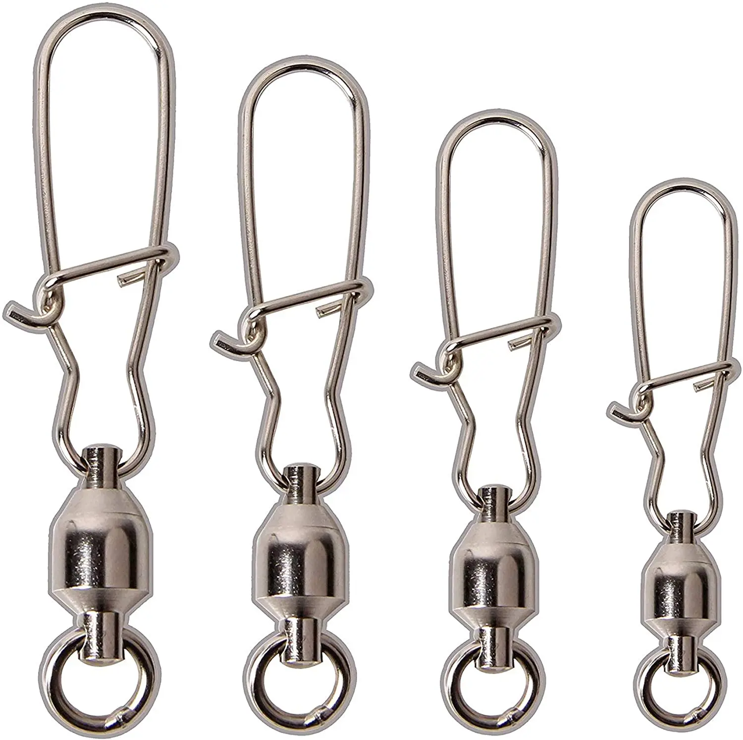 Ball Bearing Fishing Swivel With Nice Snap Copper Stainless Steel Welding Rings Fishing Hook Lure Line Connectors