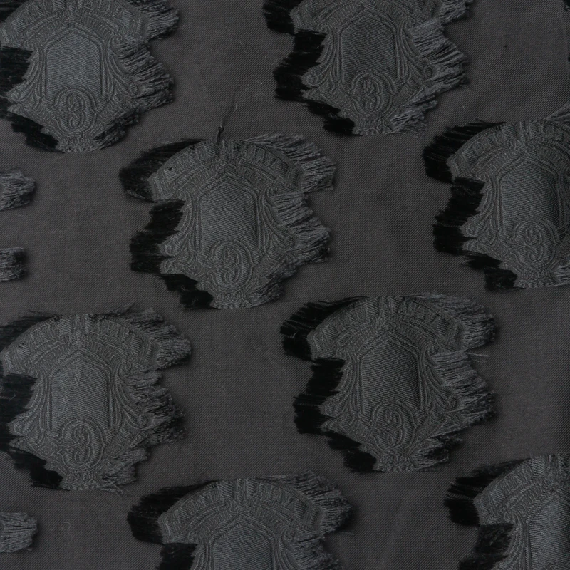 KEER China Factory Custom Wholesale JBM6761 Dress Soft and Skin Friendly Women Black Jacquard Fabric Clothes