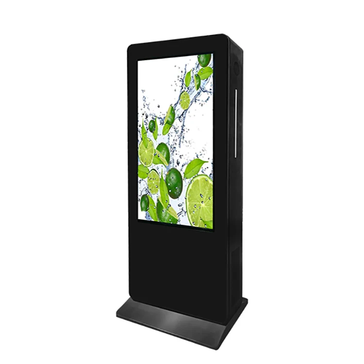 
High quality 49 inch flexible floor stand outdoor transparent micro lcd tv screen display panel 