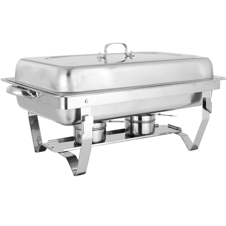 
Outdoor Catering Food Buffet Wholesale Table Setup Server Storage Cabinet Stainless Steel Square Sideboard Luxury Modern 