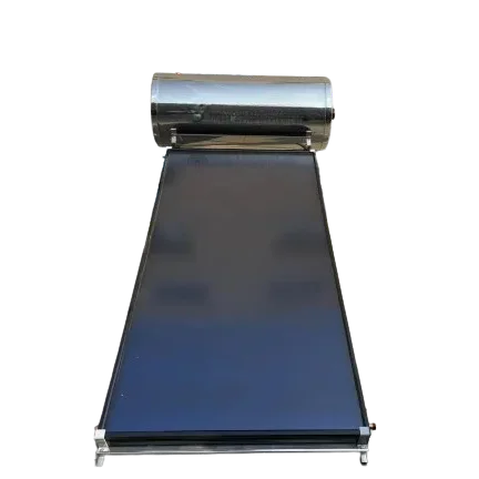High pressurized flat plate solar panel water heater with high quality blue panel
