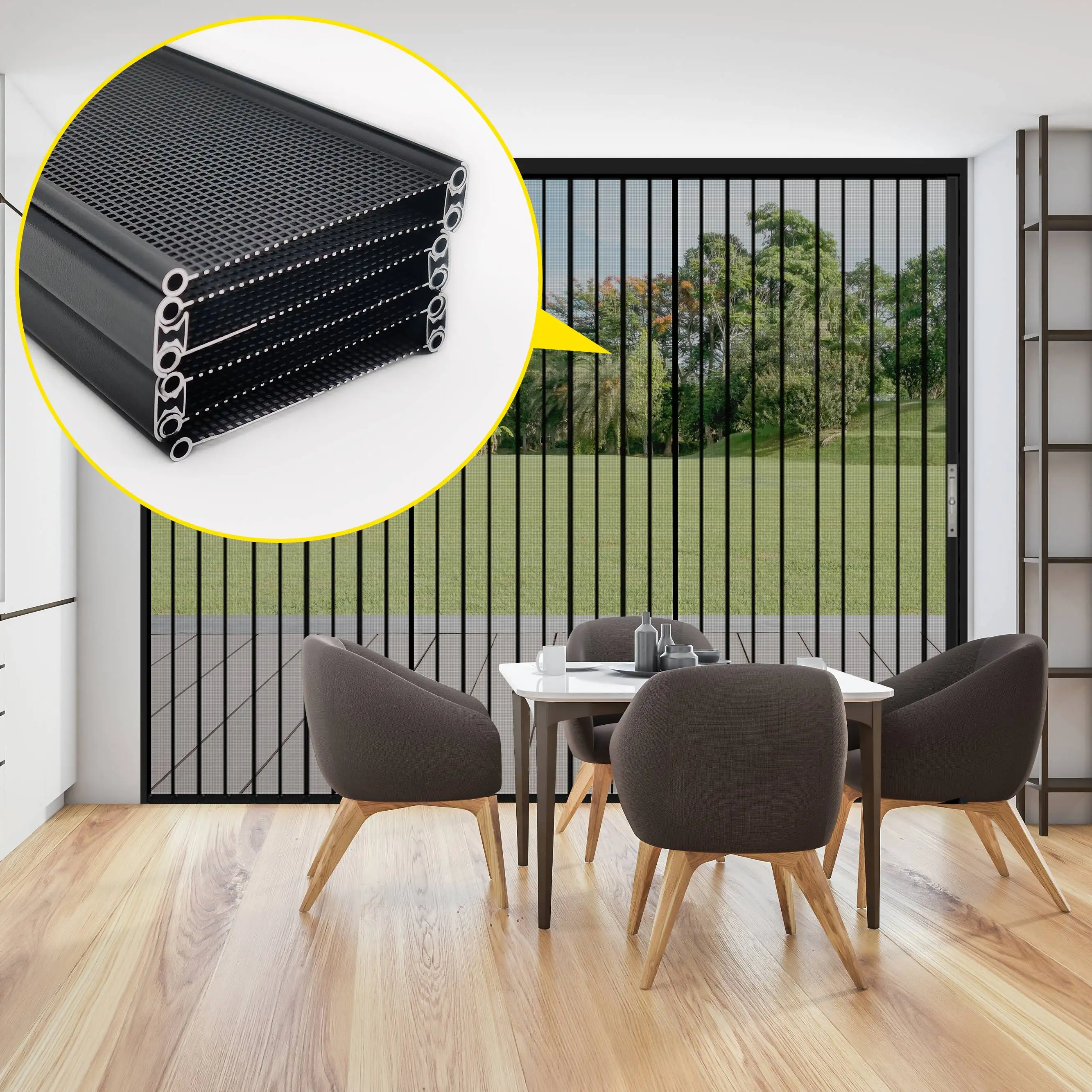 Anti Mosquito Summer Style Mesh Net Anti Insect Window Magnetic Curtain Fly Screen For Windows