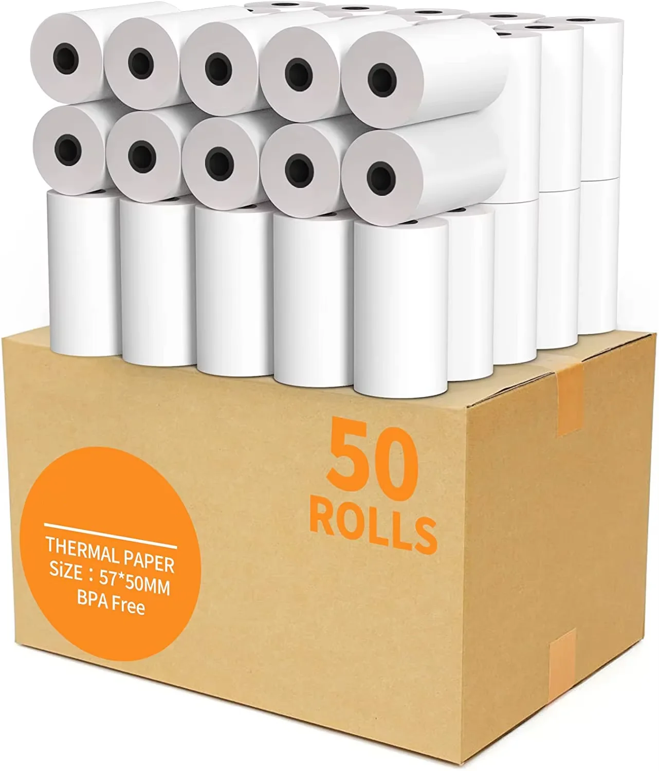 80mm Thermal Factory Paper Price Cash Register Receipt Pos Printer Till Rolling 57mm Thermal Pos Paper Roll