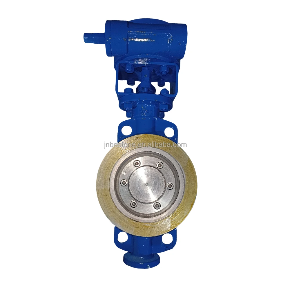 DN200 Hot selling ANSI150 Hard sealing Gear box wafer butterfly valve, metal to metal seat wafer type Butterfly Valve