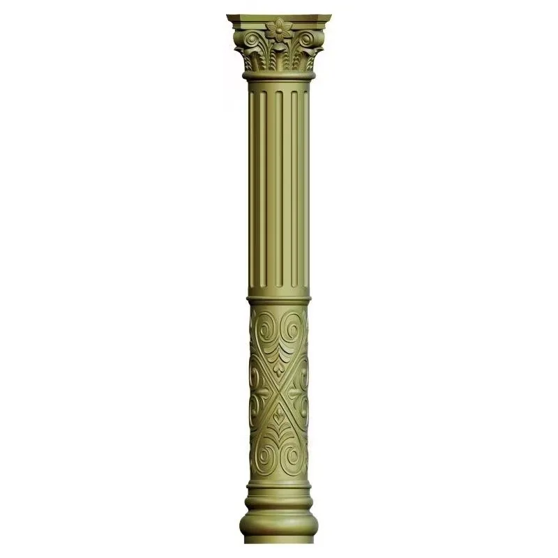 New design 25cm 10 inches plastic concrete Roman pillar column molds