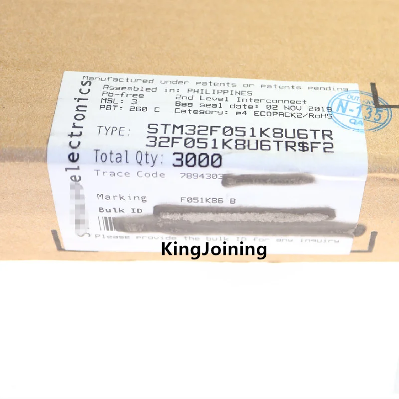 IC Chips New And Original Integrated Circuit Electronic Components 32BIT 64KB FLASH 32UFQFPN MCU Microcontroller STM32F051K8U6TR