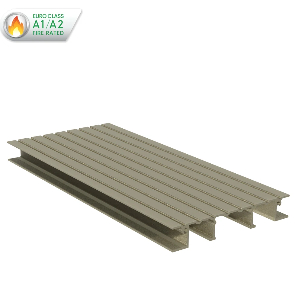 co extrusion fireproof  Aluminum Plank Flooring with customized service