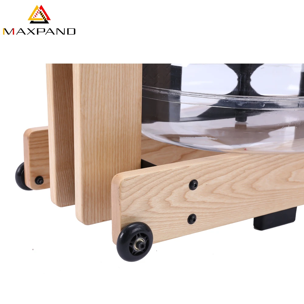 
Wholesale Commercial Gym Equipment Water Rower High Quality Wooden Water Rowing Machine 