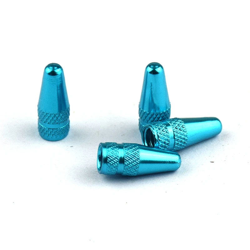 TOPSUN PRESTA VALVE PARTS ALUMINUM CAP COLOR ANODIZING AVC30