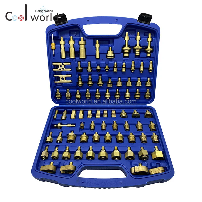 108pcs Universal car Air Conditioning Leak Detection Tool Auto Repair Tool for Car Air Conditioner System