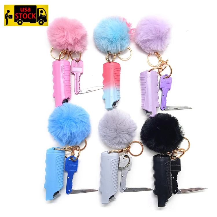 Милый 20 мл перец спрей Брелок Зажим для ремня Самозащита перец спрей розовый бутафория оптовая торговля Твердый Чехол Пластиковый корпус для женщин