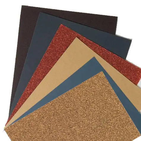 Waterproof silicon carbide latex abrasive sand paper 9'x11' grit 120 sanding paper 230x280mm emery paper