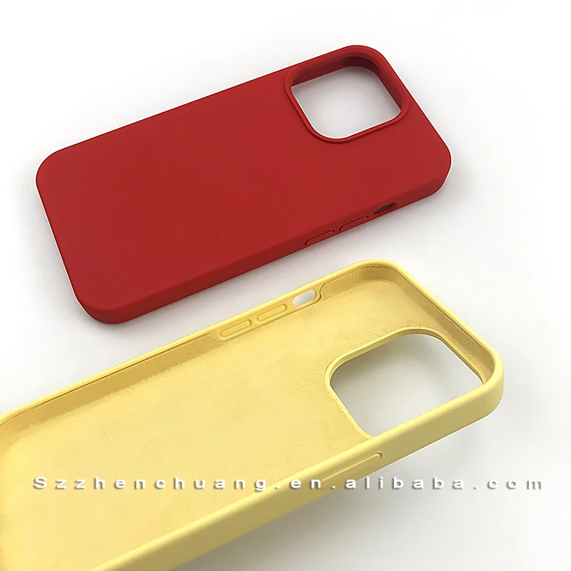 New Silicone Case for iPhone 12 pro max case 2021 Anti-Fingerprint Phone Case for  iPhone 13 Cellphone Cover