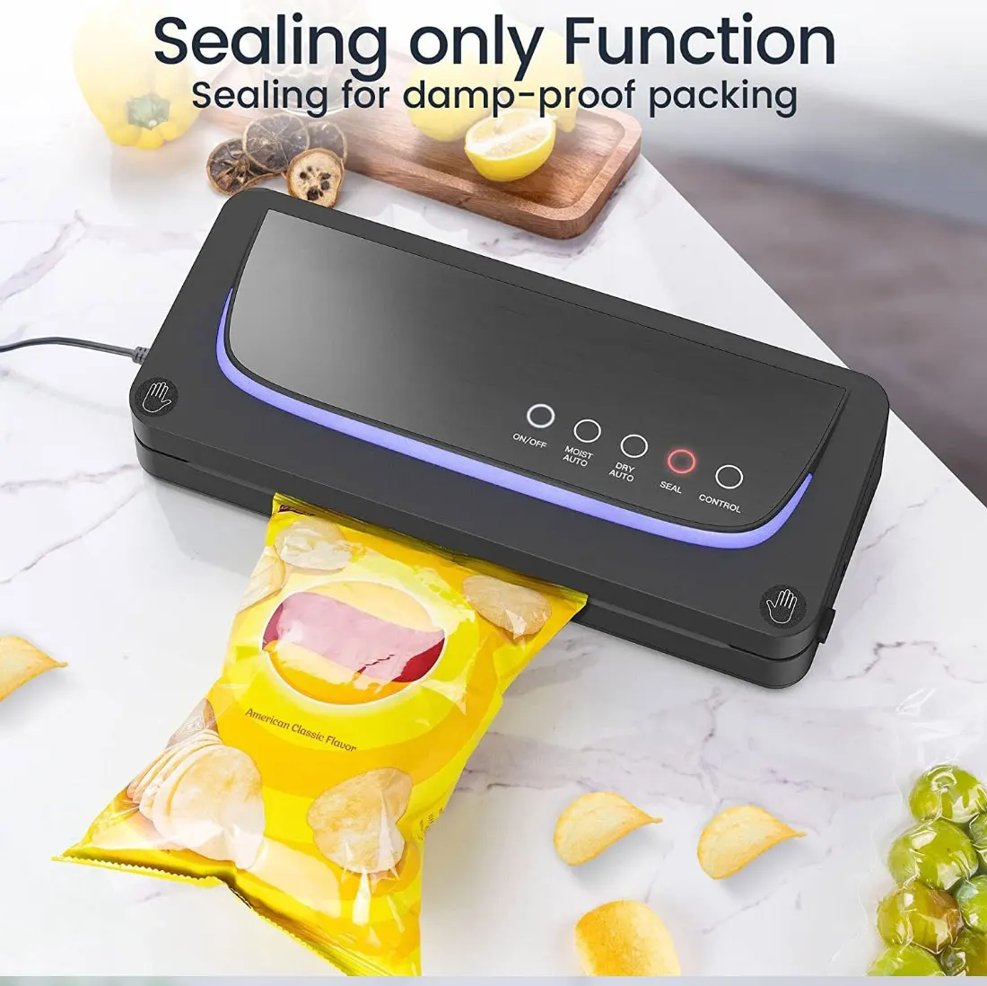 Vacuum Food Sealers Automatic Small Kitchen Appliances Food Vacuum Sealer Packaging Machine